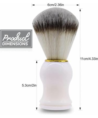 Shaving Brush For Men Brushes Smoothing Wet Personalised Shaving Brush Synthetic Broom Sweeper For Gentleman s Face Care Tool Natural Bristle Vegan Brush For Wet Shave Accessories (1 Pc) - Buy Online on GoSupps.com
