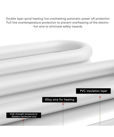 Electric Heating Blanket - Soft Flannel Fast Heating Auto Shut-Off EU Plug 220V for Ultimate Comfort - Buy Online on GoSupps.com