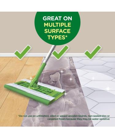 Swiffer Wet Mopping Cloth Refills for Floor Mopping and Cleaning Multi-Surface Floor Cleaner Fresh Scent 12 count - Buy Online on GoSupps.com