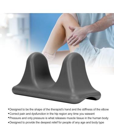 Portable PSOAS Massager - Multifunctional Mini Tool for Buttock & Deep Tissue Muscle Relaxation | Versatile Gray Massager for Stress Relief - Buy Online on GoSupps.com