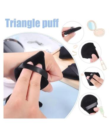 SBTRKT Triangle Powder Puff - Soft Velvet Makeup Sponge for Foundation & Eye Contour - Washable Red (4pcs - Buy Online on GoSupps.com
