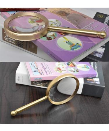 Magnifying Glass High Magnification Handheld Magnifier 20x HD Suitable for Viewing Books Newspapers maps Electronics Miniature Models. (Color : Small) Made in China - Buy Online on GoSupps.com