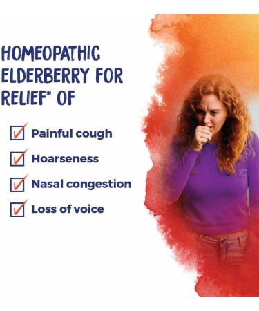 Boiron Sambucus Nigra 30c Homeopathic Elderberry Medicine for Hoarseness, Cough, Nasal Congestion - Pack of 3 (240 Pellets) - Buy Online on GoSupps.com