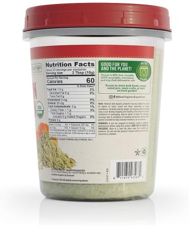 Buy BareOrganics Pumpkin Protein Powder 12 oz - Premium Vegan Protein for Healthier Lifestyle | International Shipping Available - Buy Online on GoSupps.com