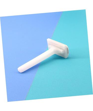 Angoily 50-Piece One-Way Skin Knife Tools for Men - Professional Hair Razor for Arm & Leg Pedicure & Leather Care | Durable ABS White - Buy Online on GoSupps.com