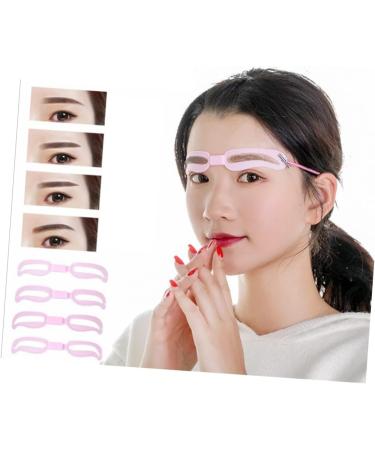  HAKIDZEL 5 Makeup Gadgets Reusable Eyebrow Stencil Reusable Eyebrow Stencils Eyebrow Shaping Kit For Women Accessories Miss Eyebrow Shape - Buy Online on GoSupps.com