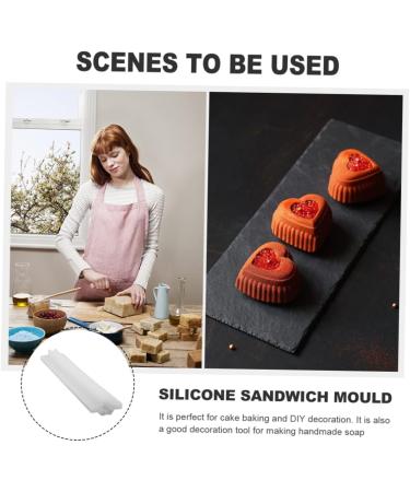 Zerodeko 1pc Sandwich Tube Mold Mousse Cake Core Mould Silicone Candle Mold Large Silicone Soap Tube Molds Soap Making Tube Silicone Molds Kitchen Baking Mold Silica Gel Self Made Insert 32X6.3X3.7CM - Buy Online on GoSupps.com