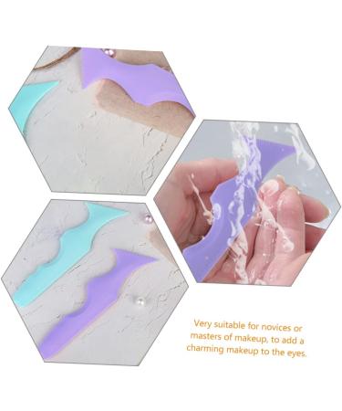 minkissy 6pi ces Pochoirs Eyeliner Silicone Pour Maquillage Yeux Outils Et Dessin Et Facile Lignes Pour Toutes Occasions 1 unit (Lot de 1) couleur assortie -1x3pcs - Buy Online on GoSupps.com