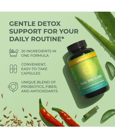 Primal Harvest Creatine Powder + Total Cleanse Support Supplement Bundle | 2-Pack | Daily Strength & Routine Reset Support | 30 Servings Each - Buy Online on GoSupps.com