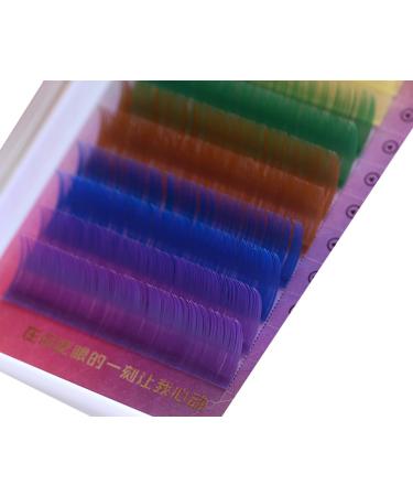 Scala Mink Eyelash Extensions - C Curl 0.15mm Individual Lashes | 6 Colors Assorted in One Tray (12mm) for Stunning Looks - Buy Online on GoSupps.com
