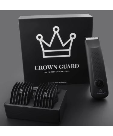 Crown Guard Ball Trimmer - USB Rechargeable Electric Men's Body Groomer | Waterproof & Cordless Pubic Hair Shaver | Lightweight & Luxury Ball Shaver - Buy Online on GoSupps.com