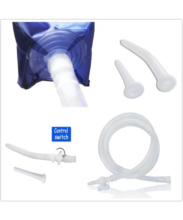 1.6L Intestinal Cleaning Irrigator Set - Travel Irons & Enema Device for Complete Detox - Intimate Shower & Cleansing Solution - Buy Online on GoSupps.com