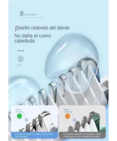 JKYYDS Baby Hair Clipper - Ultra-Quiet Electric Shaver for Newborns & Children - Blue Pack 2 - Buy Online on GoSupps.com