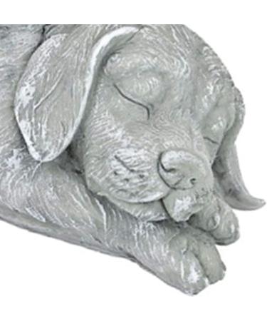 Qcwwy Pet Memorial Statue - Angel Pet Grave Marker Tribute | Resin Sleeping Pet Angel Garden Sculpture for Pet Memorial Gravestone Ornament - Buy Online on GoSupps.com
