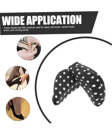 GLEAVI 20 Pairs Toe Plug Inserts - Reusable Cushion for High Heels & Big Shoes | Comfy Sweat-Absorbing Shoe Fillers for Women - Buy Online on GoSupps.com