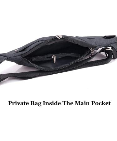 TOLOG Anti-Thief Sling Bag | Lightweight Crossbody Backpack for Travel & Hiking - Dark Grey - Buy Online on GoSupps.com