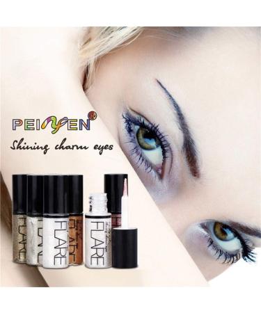 1Pc Glitter Liquid Eyeliner Eye Shadow Long Lasting Waterproof Luminous Metallic Shiny Smoky Shimmer Sparkling Eyeshadow Liquid (A 1 PC) - Buy Online on GoSupps.com