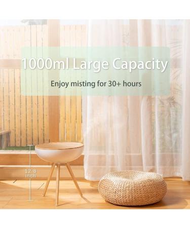 Large Room Essential Oil Diffuser - Big Wood Diffuser and Humidifier, Easy Fill BPA Free Design - Buy Online on GoSupps.com