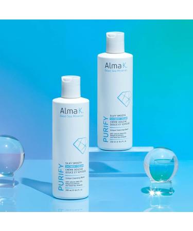 Alma K Silky Smooth Shower Cream - Moisturizer with Dead Sea Minerals - White Tea and Neroli Scent - Body Cream - Body Skin Care Products - 8.4 oz - Buy Online on GoSupps.com
