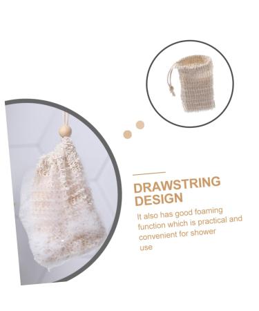 Ipetboom 12 Pcs Soap Bags - Exfoliating Cotton Linen Pouches for Homemade Soap | Convenient Soap Savers | Bath Accessories - Buy Online on GoSupps.com