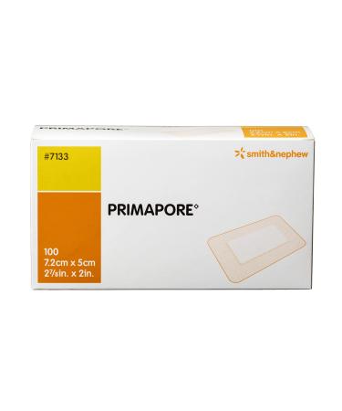 Smith+Nephew PRIMAPORE Peripheral IV Adhesive Dressing Adhesive Non-Woven Island Dressing Absorbent Wound Dressing Pads Sterile Wound Care Products Pack of 100 (2 7/8 x 2 inches) - Buy Online on GoSupps.com