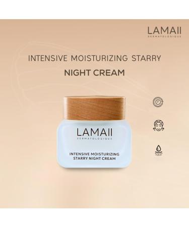 LAMAII Intensive Moisturizing Starry Night Cream Night Moisturizer with Caviar & LARVOGEN BIOTECH Anti-Wrinkle for Women Rejuvenate Hydrate & Illuminate for All Skin Types 50g - Buy Online on GoSupps.com