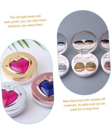 Solustrie 10 STK Contact Lens Container & Organizer - Ceramic Travel Case for Colored Lenses Toothbrush Holder & Cleaning Box - Buy Online on GoSupps.com