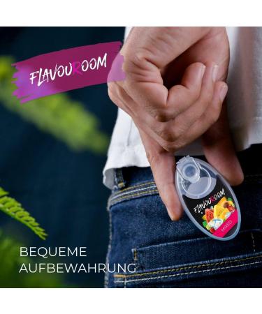 Flavoroom Premium Mix Capsules Set - 10 Gourmet Flavors 1000 Aroma Balls & Storage Box | Unforgettable Taste Experience - Buy Online on GoSupps.com