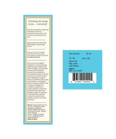 Buy Shankara Rich Repair Moisturizer | Hydrating Skincare for All Skin Types | International Shipping Available - Buy Online on GoSupps.com
