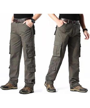 Men's Cargo Pants - Oversized Leisure Pants with 8 Pockets | Outdoor Clothing for Ultimate Comfort - Buy Online on GoSupps.com