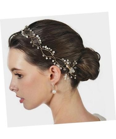 HAPINARY Crystal Double Hair Comb Rhinestones for Hair Wedding Hair Accessories Pearl Hair Comb Hair Bling Bridesmaid Hair Accessories Wedding Accessories Headgear Classic Alloy - Buy Online on GoSupps.com
