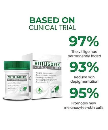Vitiligo Care Set: Fix Revitalize Elixir & Soothing Moisturizer Cream - Reduce White Spots on Body - 2pcs - Buy Online on GoSupps.com