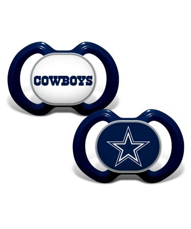 BabyFanatic Pacifier 2-Pack - NFL Dallas Cowboys - Officially Licensed League Gear