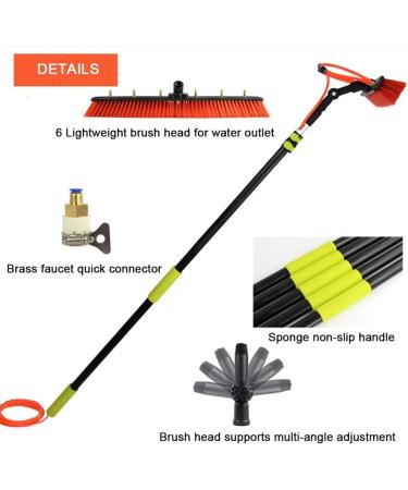 Photovoltaic Panel Cleaning Window Clean Water Fed Telescopic Brush Extendable Cleaner Conservatory Roof Cleaning Tools Tool (Color : 5.4m/18ft) - Buy Online on GoSupps.com