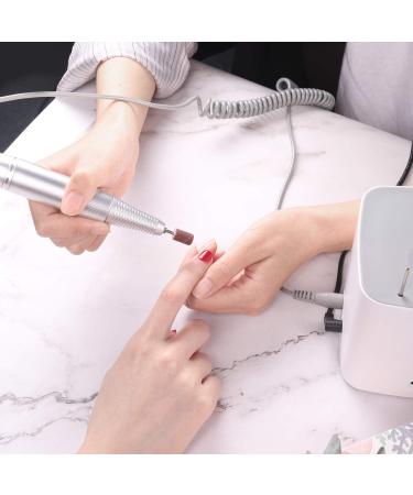 JCMASTER Electric Nail Drill Kit | Professional 30000 RPM E File Set with 6 Drill Bits for Manicure & Pedicure | Low Vibration Nail Care Tool - Buy Online on GoSupps.com