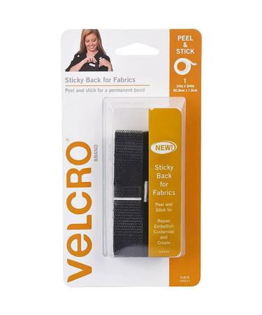 Velcro Brand Thin Clear Tape | 15 ft x | Cut Strips to Length | Home Office or Crafts Fastening Solution | Large Roll, 91325
