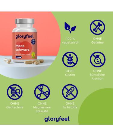 Buy High-Dosed Black Maca Powder 27 000 mg - Pure 20:1 Extract with L-Arginine Vitamins B6 & B12 Zinc - 100% Vegan Lab Certified No Additives - Fast International Shipping to Germany - Buy Online on GoSupps.com