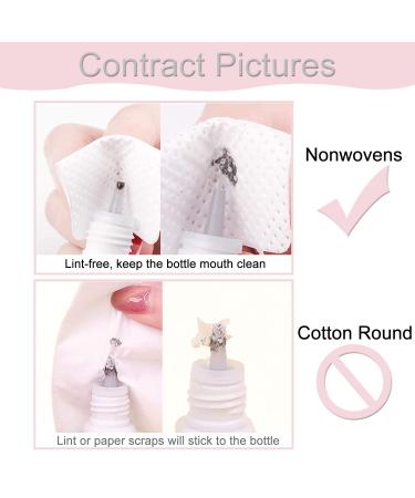400 PCS Lash Extension Glue Wipes - TEOYALL Lint Free Cleaning Pads for Beauty Salons (White) - Buy Online on GoSupps.com
