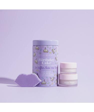 NCLA Lip Care Set + Lip Scrubber - Birthday Cake | Clean, Natural, Non-Toxic Beauty - Buy Online on GoSupps.com