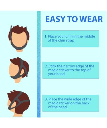 Chin Straps for Snoring - Effective Anti Snoring Devices - Adjustable Anti Snoring Devices - Soft and Breathable Anti-Snoring Chin Strap for Men and Women to Stop Snoring - Buy Online on GoSupps.com