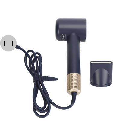 High Speed Hair Dryer Brushless Motor Overheat Negative Ionic Blow Dryer Low Noise Portable Fast Drying Thermo Control with Nozzle for Home (US Plug 110V) - Buy Online on GoSupps.com