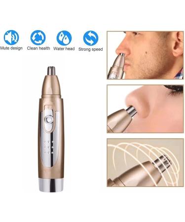 Portable Electric Nose Hair Trimmer - Ear & Nose Hair Removal Clipper for Men - Dual Function Beard Trimmer - Buy Online on GoSupps.com