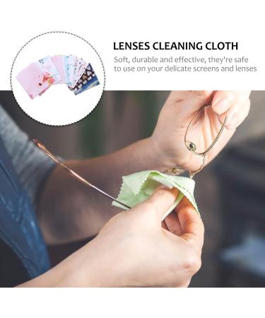 EXCEART Microfiber Glasses Cleaning Cloths - 8 Assorted Colors for Lenses Phones & Screens - Buy Online on GoSupps.com