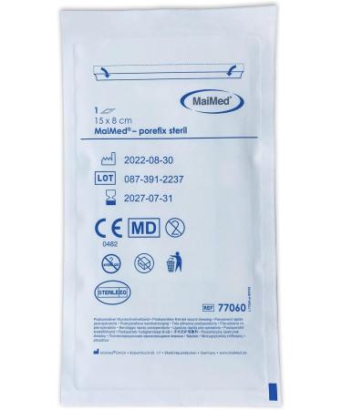 Plaster Large Sterile Wound Dressing 15x8 cm - Latex-Free 25 Individually Packed - Sensitive Skin - International Shipping - Buy Online on GoSupps.com