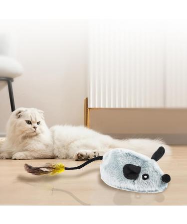 Buy Electric Play Mouse Cat Toys - Interactive USB Pet Mice with Springs for Cats - Buy Online on GoSupps.com