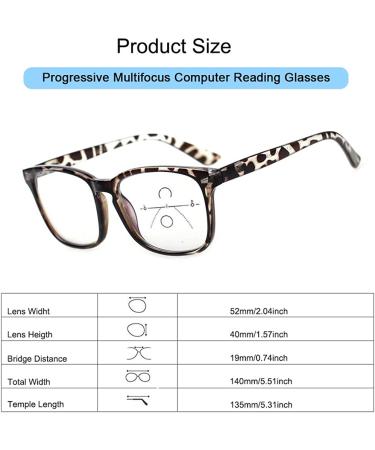 JOSCHOO 2-Pack Anti Blue Light Multifocus Reading Glasses for Women - Tortoise 2.5x | Computer Readers - Buy Online on GoSupps.com
