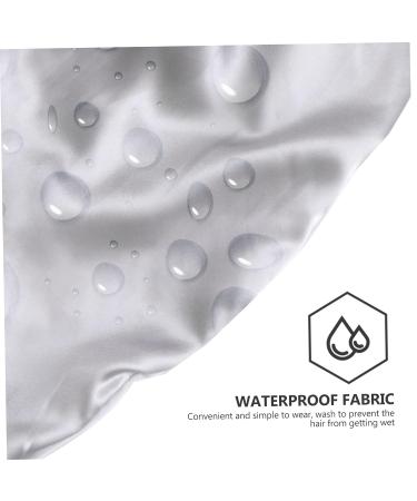 Lurrose 6 Pcs Three Piece Turban Cap Set - Silk Headscarf, Braid Bonnet, Satin Sleep Cap for Women - Silver Hood - Hair Cover & Sleep Bonnet Kit - Buy Online on GoSupps.com