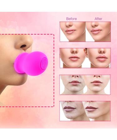 Buy Pink Lip Filler Tool - Silicone Lip Plumper Device for Natural Pout & Fast Facial Massage | International Shipping Available - Buy Online on GoSupps.com