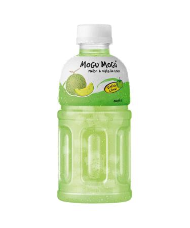 MOGU MOGU Boisson Fruit e au Melon avec Morceaux de Nata de Coco Texture Unique (32cL) - Le Lot De 6