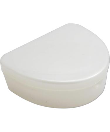 Slim Orthodontic Dental Case - Colour & Glitter Choices for Retainers Bleaching Trays Dentures & More (White) - Buy Online on GoSupps.com